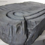 hand carved foam stone faux rock base