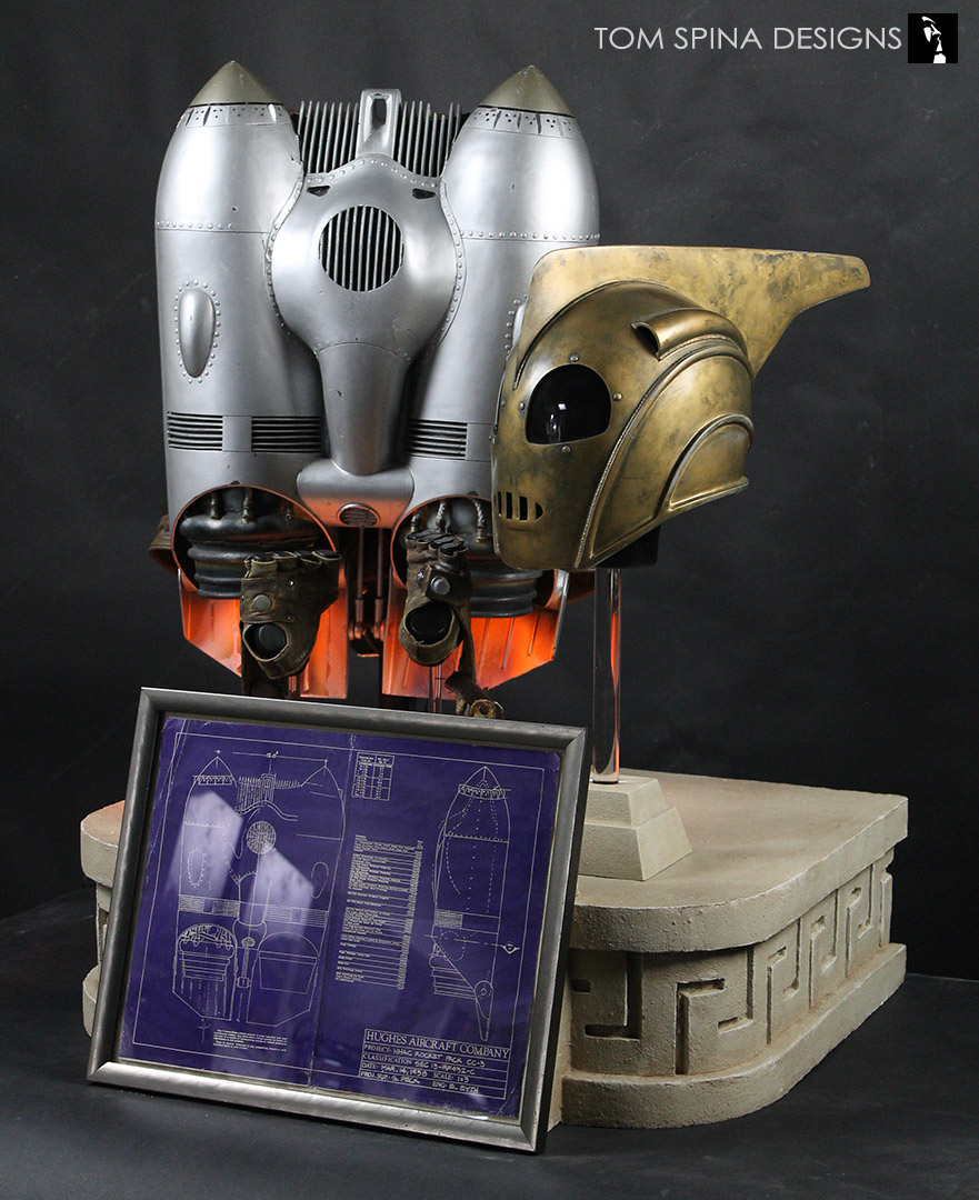 Rocketeer Movie Props custom display