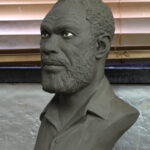 Clay sculpture for bronze Custom Tribute Bust