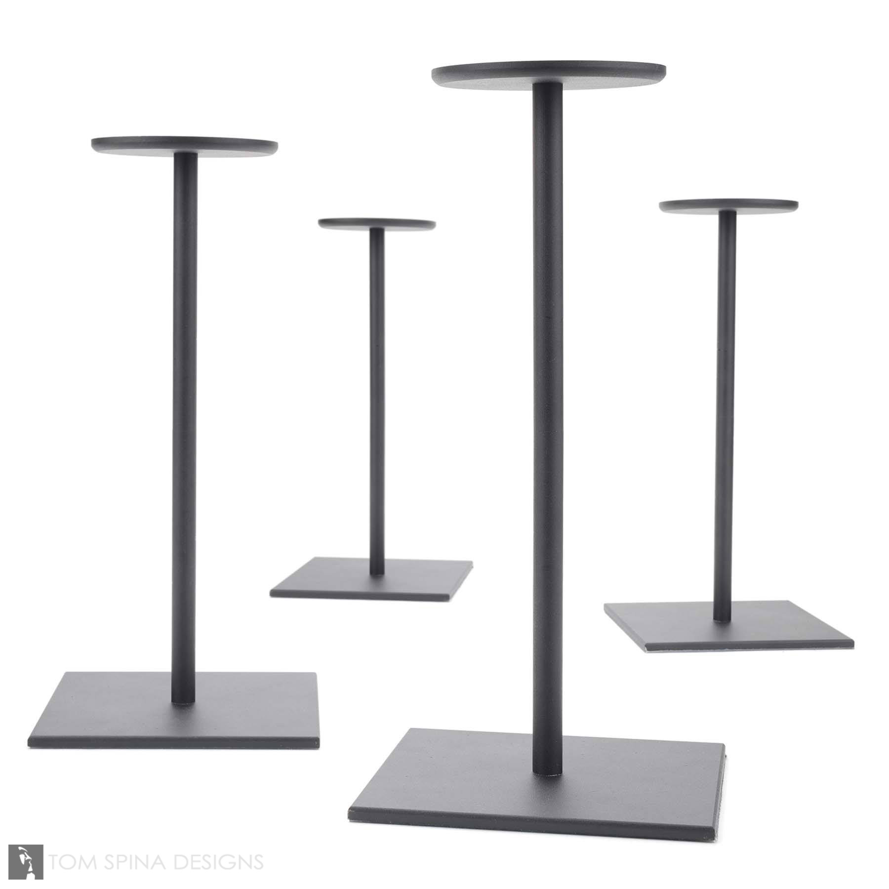 Case of 4 Deluxe Elevate Metal Helmet Stands