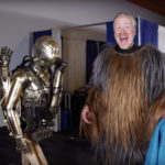 Adam Savage Chewbacca with C3PO