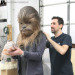 Chewbacca costume and mask for Adam Savage