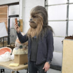 Chewbacca mask we made for Adam Savage at SVCC