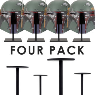 All metal helmet or mask stands for Boba Fett or other Star Wars helmets