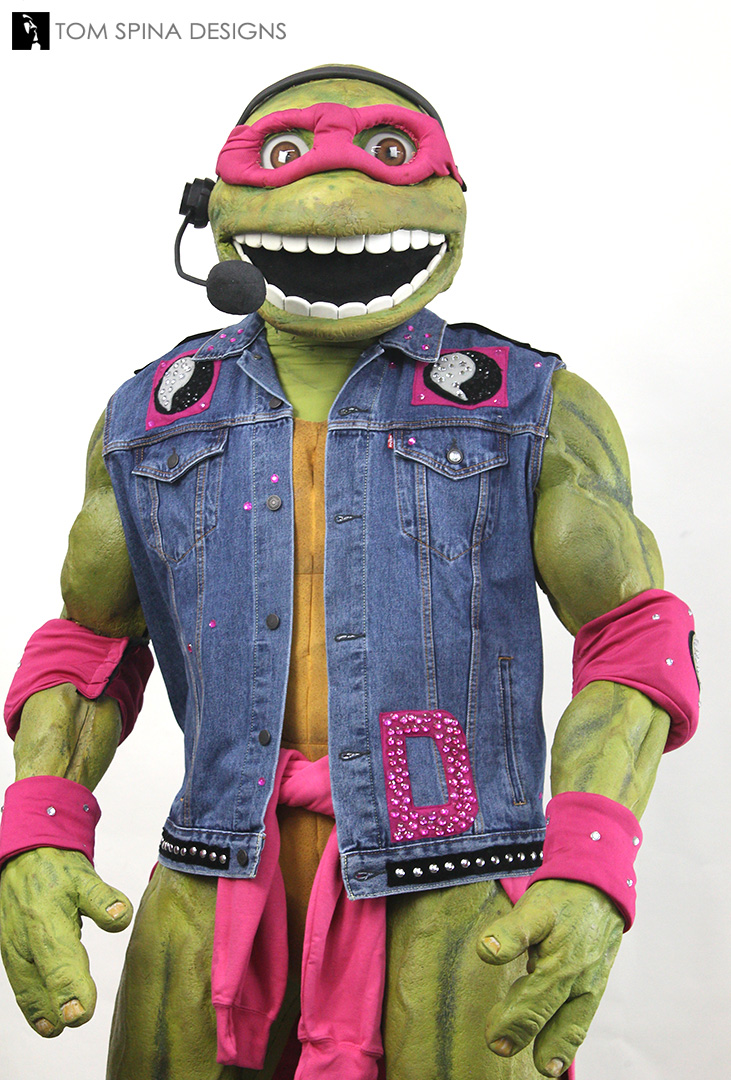 TMNT Tour Costume Restoration and Display - Tom Spina Designs