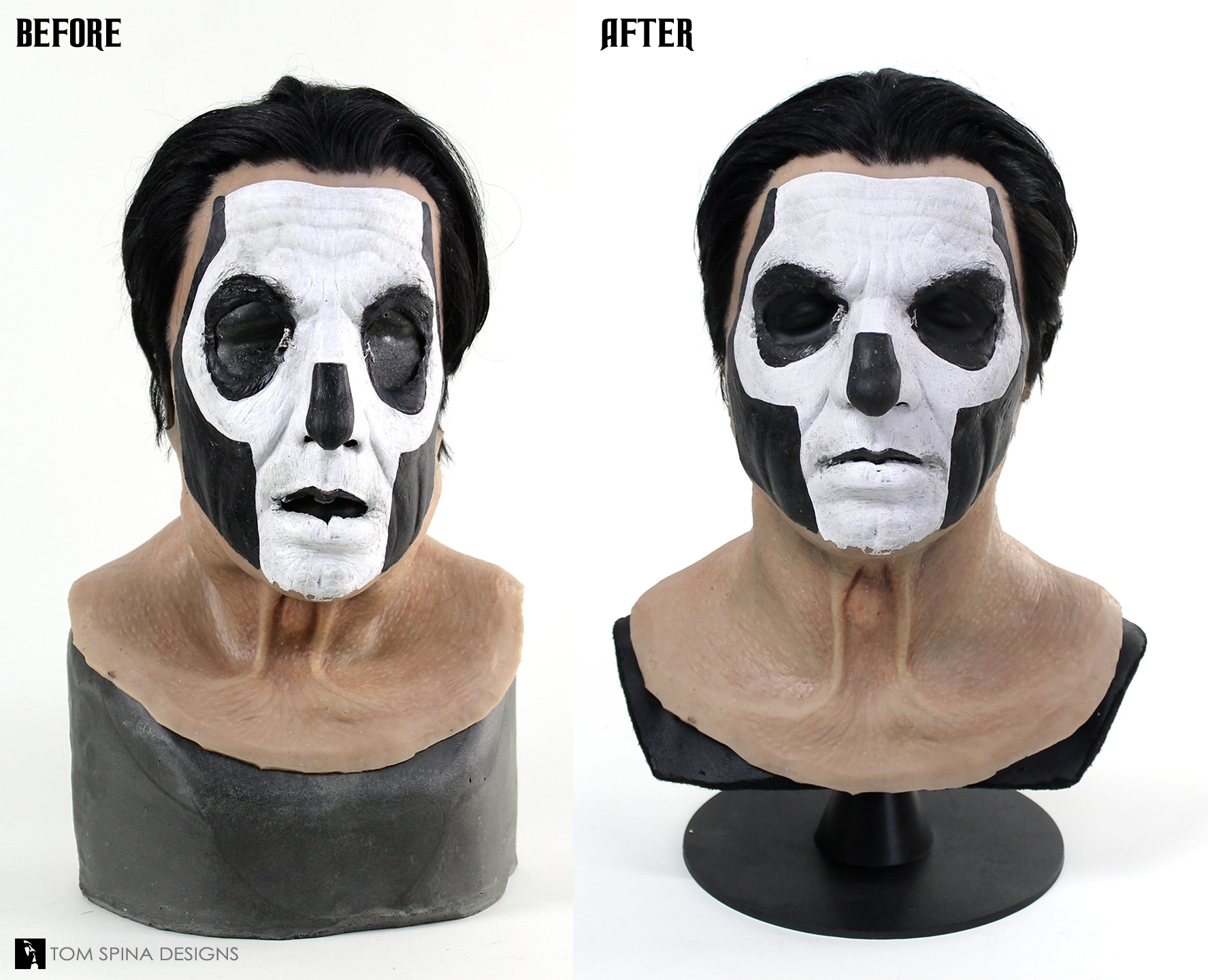 Ghost Papa 3 Mask silicone restoration