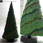 model christmas tree miniature lights