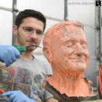 Robin Williams sculpture for costume display
