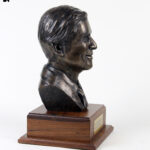 bronze memorial sculpture bust