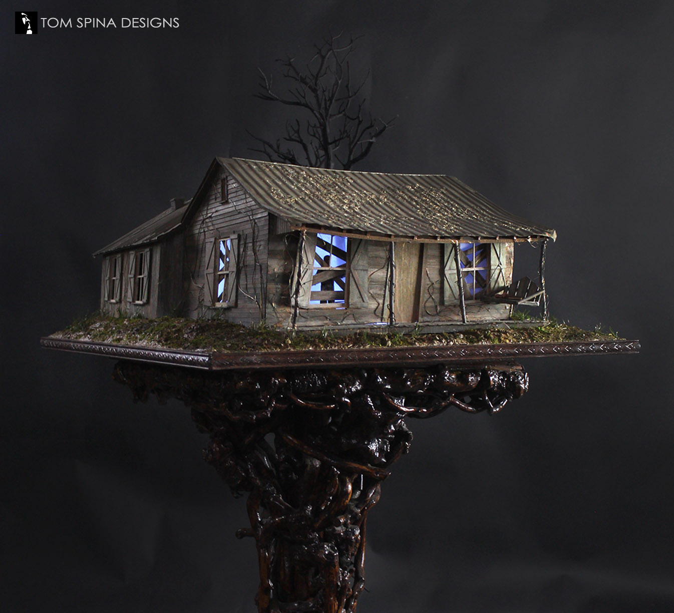 small scale model movie prop restoration