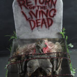 Screen used prop zombie puppet from Return of the Living Dead