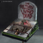 restoration of zombie puppet prop from Return of the Living Dead