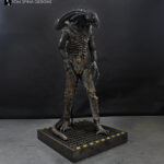 Alien movie prop costume on a custom mannequin