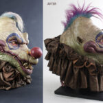 restored and conserved original Jojo the Klownzilla movie mask