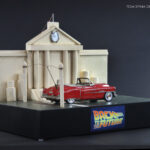 display for movie prop car model from back to the future trilogy