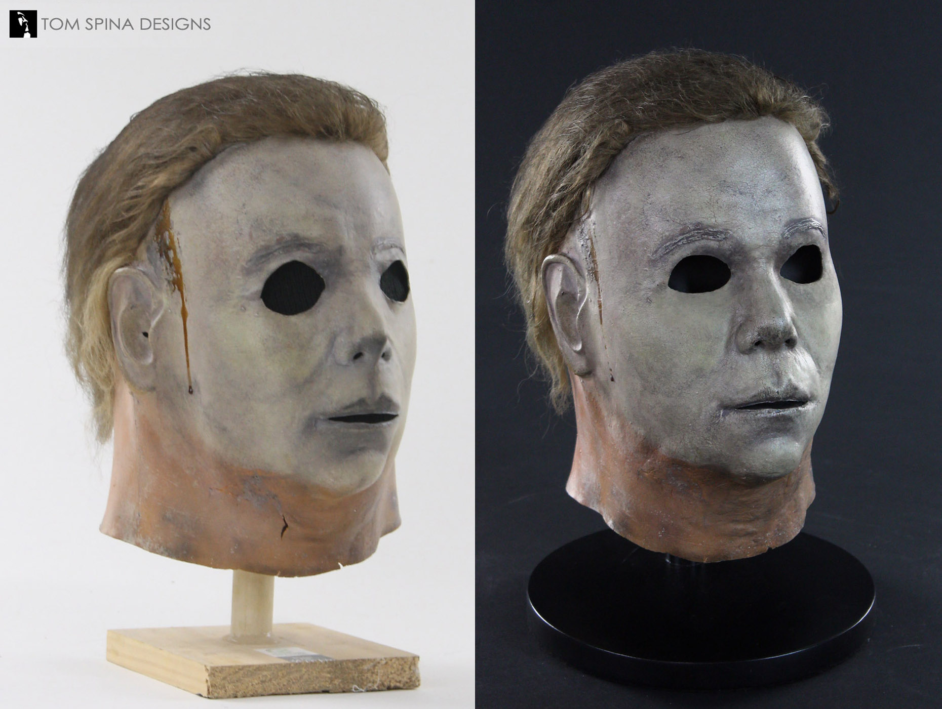 Formode Kirkegård dump Restoration of a Michael Myers Converted 75 Captain Kirk Mask - Tom Spina  Designs » Tom Spina Designs