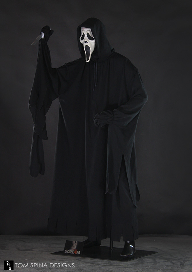 Scream 4 Ghostface Killer Costume Display - Tom Spina Designs » Tom ...