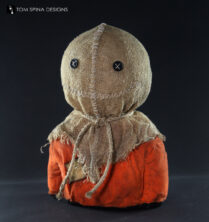 original Sam mask prop from the 2007 horror Trick 'r Treat