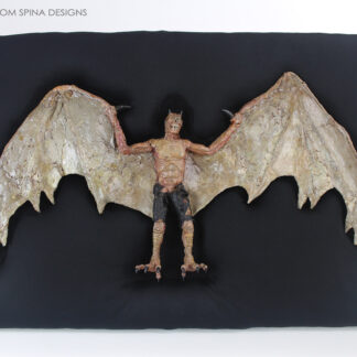 Stop motion puppet from the 1970 Equinox movie by Dennis Muren
