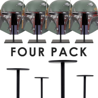 Case of 4 Deluxe "Elevate" Metal Helmet Stands