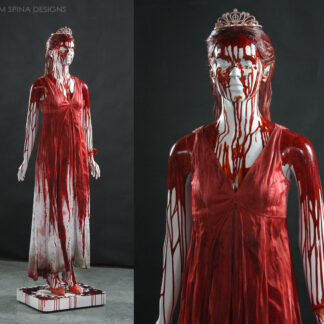 Carrie Prom Dress Custom Mannequin with blood