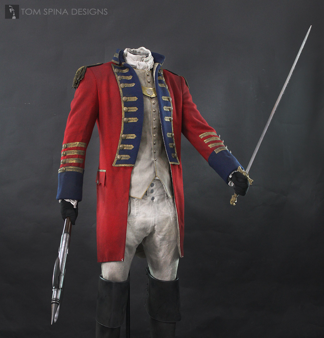 Movie costume display from Sleepy Hollow