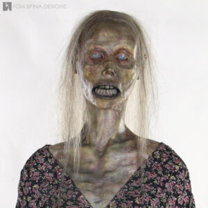 A screen-used Land of the Dead Zombie puppet