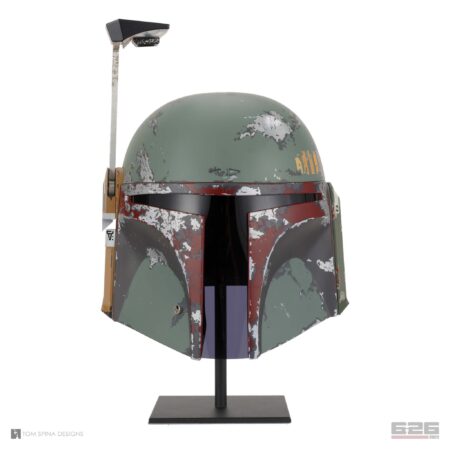 boba fett starwars helmet display stand
